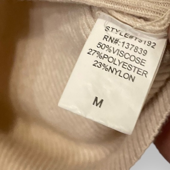 UO Dreamers Bu Debut Sweater Womens Small Taupe Knot Front Cropped Long Sleeve M - Picture 6 of 7